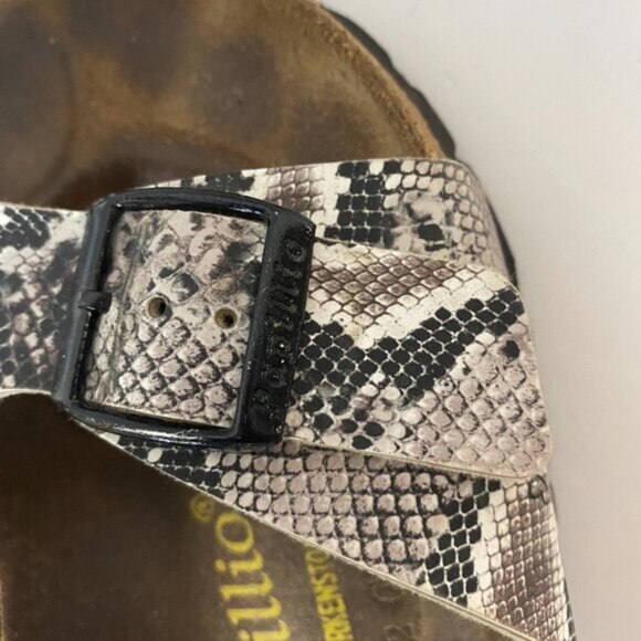 Papillio by Birkenstock Madrid Snake Print Women’s Slide Sandals Size 39 - Picture 9 of 9